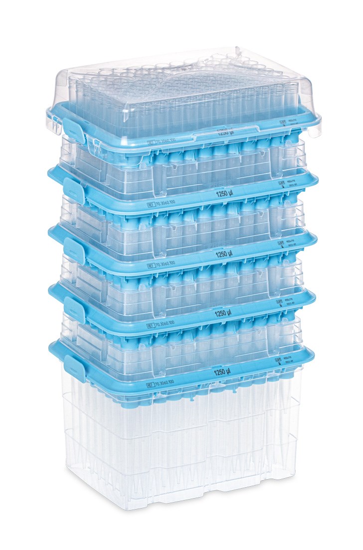 70.3050.100 • Sarstedt® Pipette Tip, 501000μl, 72mm, StackPack, PCR