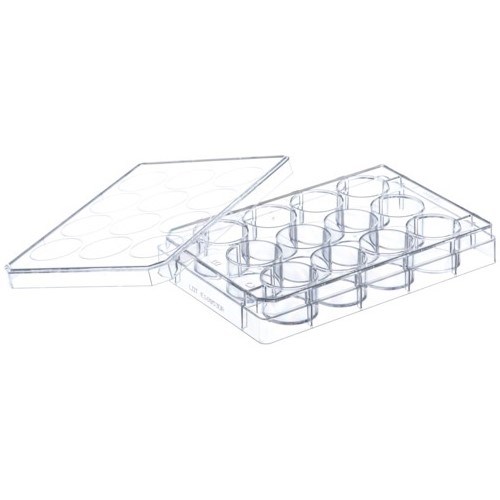 665180 • Greiner BioOne® Cellstar® Cell Culture Plate, 12well, Flat Bottom, 24ml, 3.9cm², PS