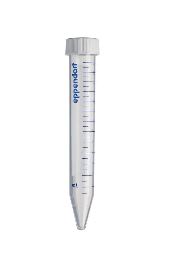 0030122160 • Eppendorf® Screw Cap Tube, 15ml, 119.4×17.15mm, Conical