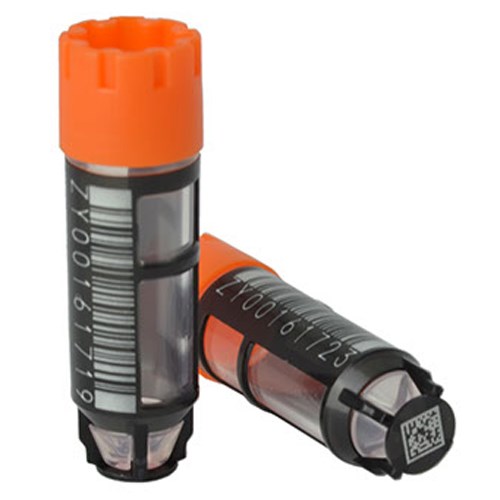 68070200 • Fluidx® 0.7ml External Thread Jacket Tube with 2D Code on