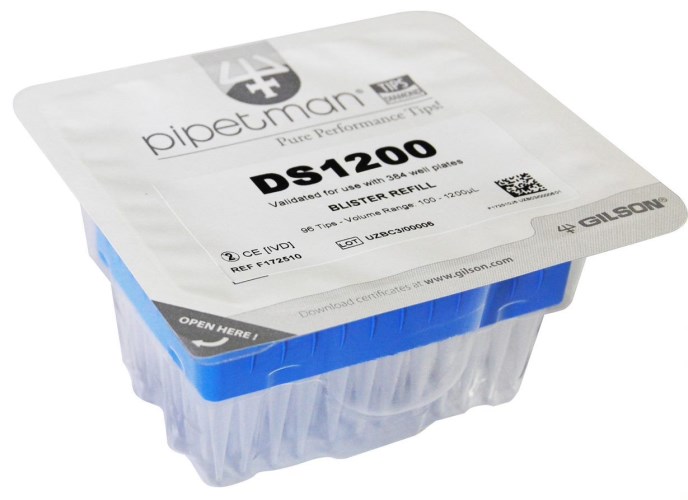 F172800 • Gilson® Pipetman® Diamond Pipette Tip, 1001200μl, 84mm