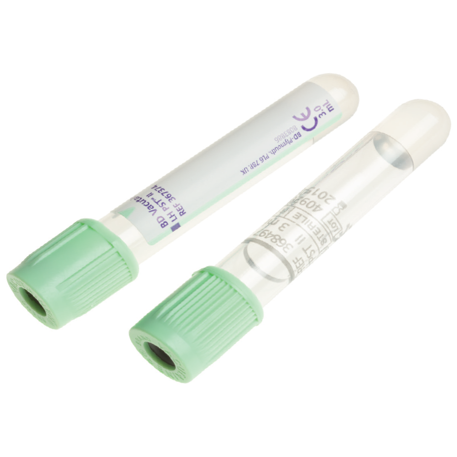 367374 • BD® Vacutainer® LH PST™ II Plus Blood Collection Tube, 3.0ml