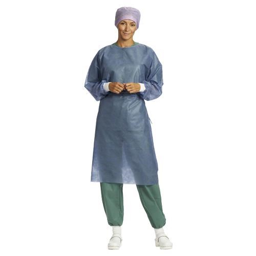 19055 • Mölnlycke® Barrier® Isolation Gown with Sleeve Cuffs, Isolatiejas met Manchetten